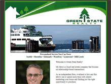 Tablet Screenshot of greenstaterealty.com